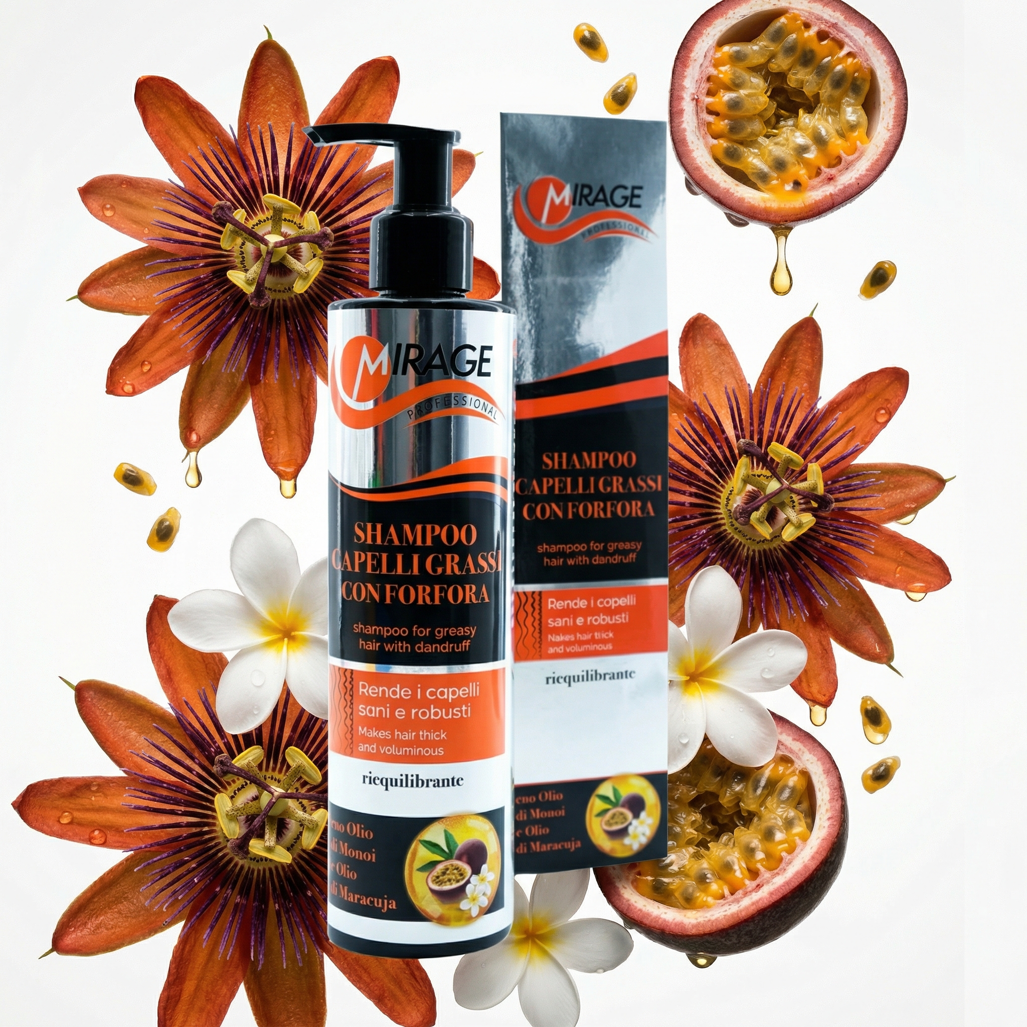 Mirage Professional – Shampoo Capelli Grassi con Forfora